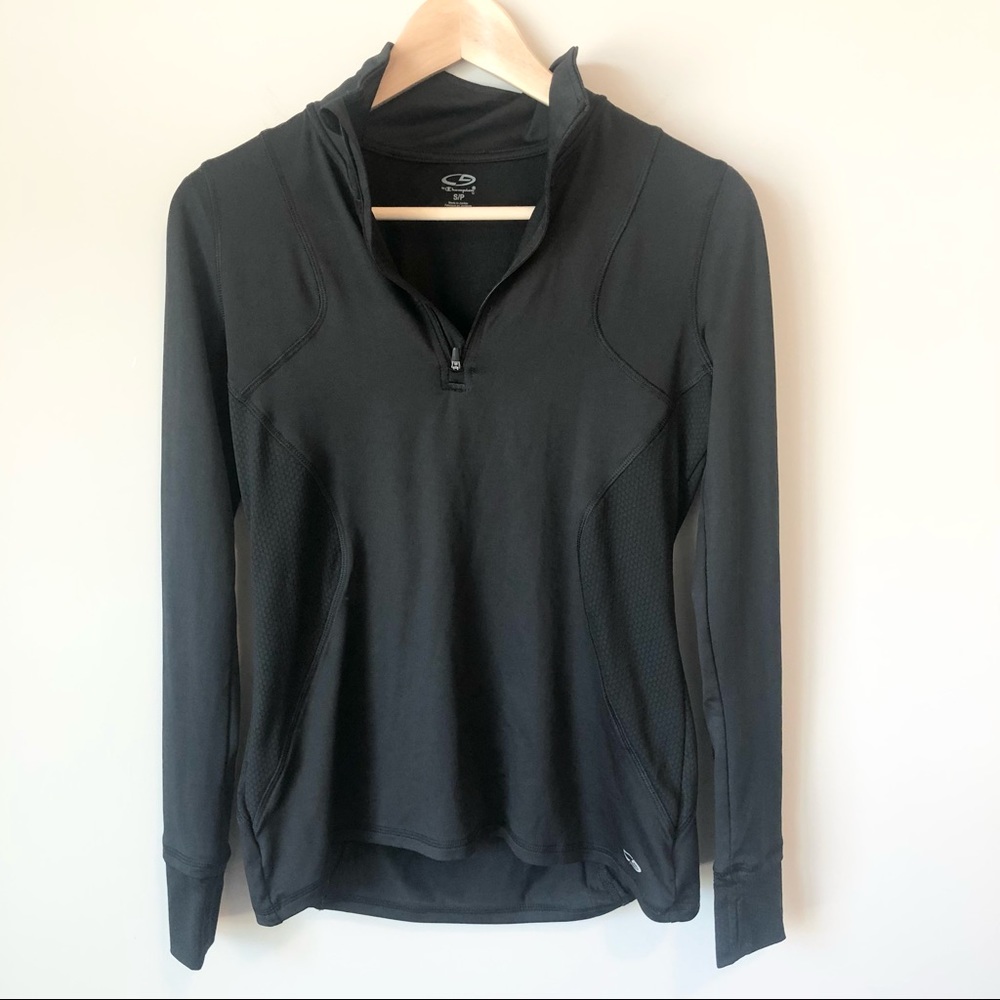 C9 V-neck Black Running Shirt